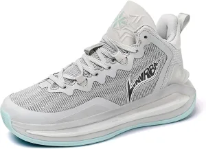 Men's Professional High Top Basketball Shoes Teenagers Fashion Sneakers Women's Indoor Non-Slip Cushioning Training Running Tennis Match Shoes