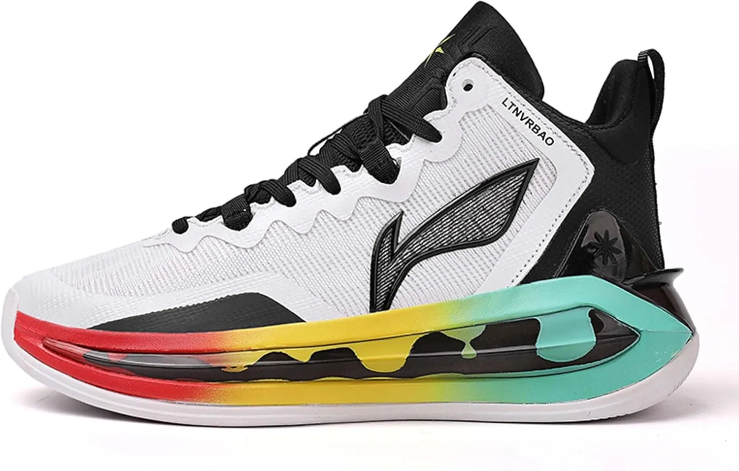 Men's Professional High Top Basketball Shoes Teenagers Fashion Sneakers Women's Indoor Non-Slip Cushioning Training Running Tennis Match Shoes
