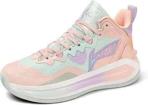 Men's Professional High Top Basketball Shoes Teenagers Fashion Sneakers Women's Indoor Non-Slip Cushioning Training Running Tennis Match Shoes