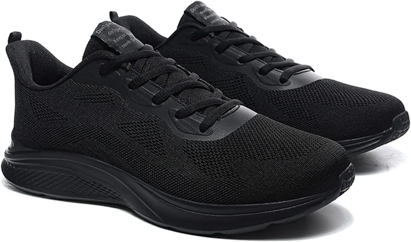Mens Slip On Mens Shoes Mesh Breathable Lace Up Solid Color Casual Fashion Simple Shoes Running