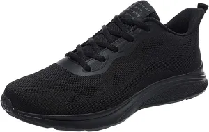 Mens Slip On Mens Shoes Mesh Breathable Lace Up Solid Color Casual Fashion Simple Shoes Running