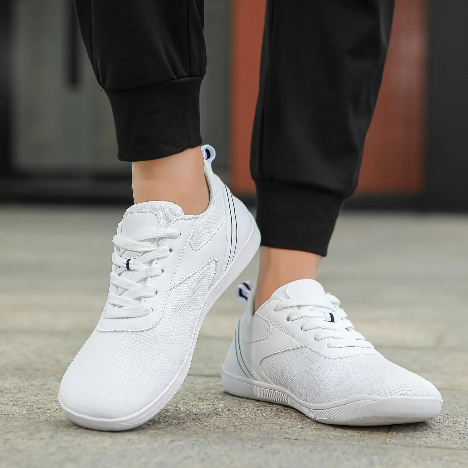 Men's Sneakers Couple Mesh Sports Casual Shoes Breathable Flat Bottom Lightweight Plus Size Comfortable Walking Shoes