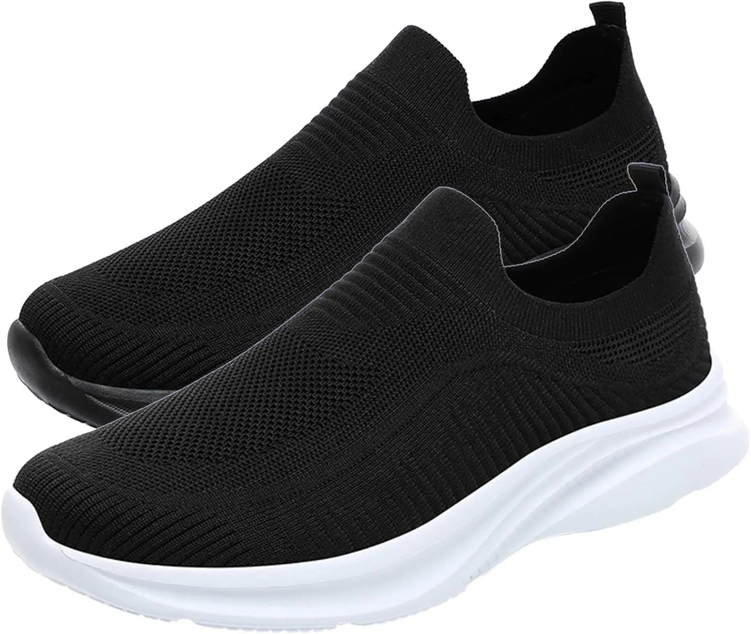 Men's Sport Breathable Mesh Shoes Casual Sneaker Mesh Breathable Walking Shoe Hook and Loop Orthopedic Sneakers