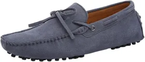 Men's Suede Vamp Loafers Shoes Driving Loafers Solid Colors Breathable Slip Resistant Flexible Party Slip-on