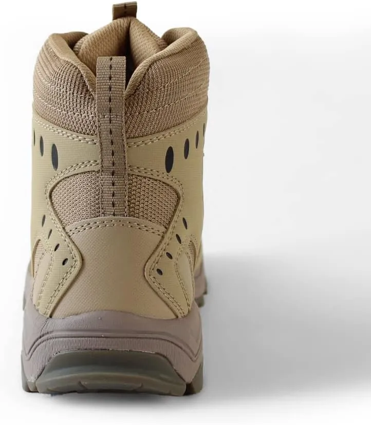 Men's Tactical Boots Waterproof Lightweight Hiking Boots Work Boots Breathable Desert Boots