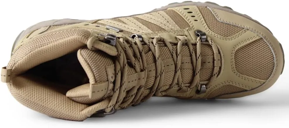 Men's Tactical Boots Waterproof Lightweight Hiking Boots Work Boots Breathable Desert Boots