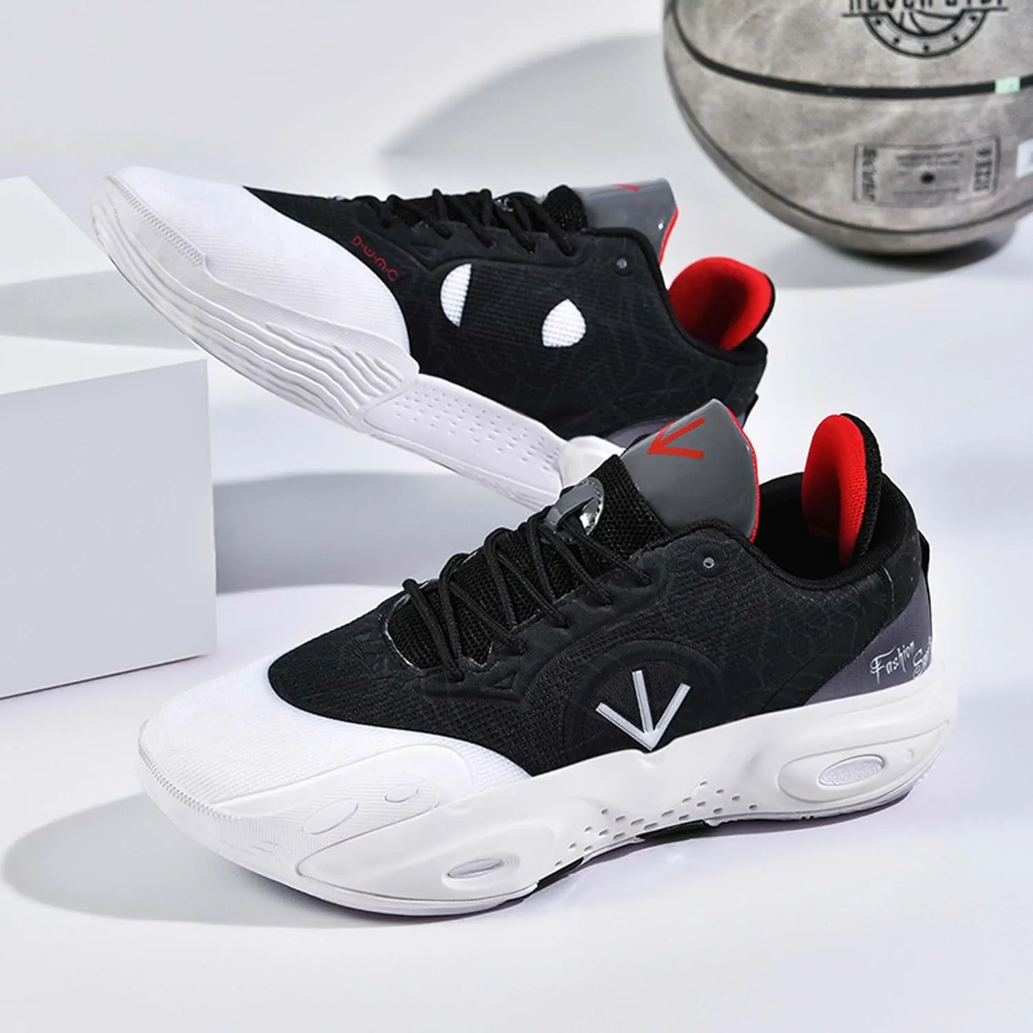 Mens Womens Basketball Shoes Lightweight Wear Resistant Comfortable Breathable Sneakers