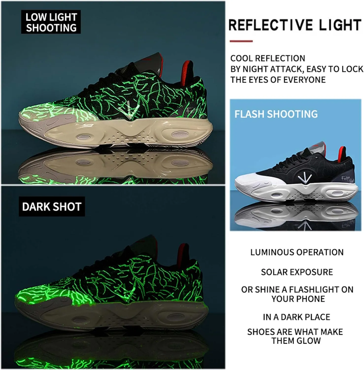 Mens Womens Basketball Shoes Lightweight Wear Resistant Comfortable Breathable Sneakers