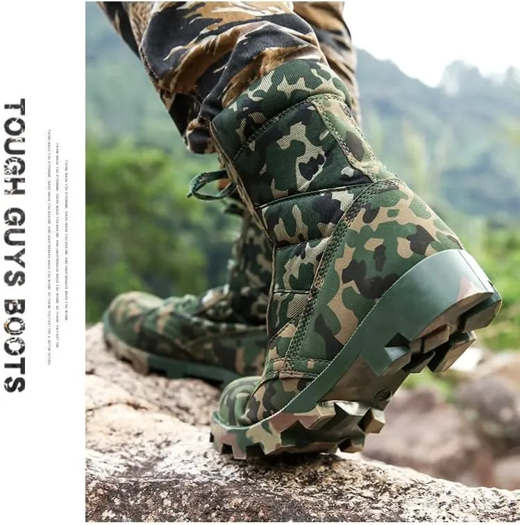 Men's/Women's outdoor hiking boots desert boots jungle off-road training, high top hiking boots