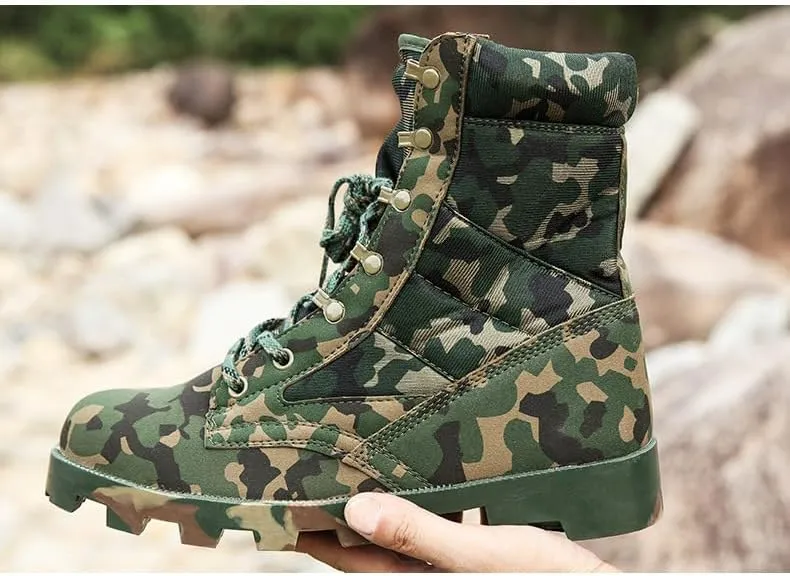 Men's/Women's outdoor hiking boots desert boots jungle off-road training, high top hiking boots