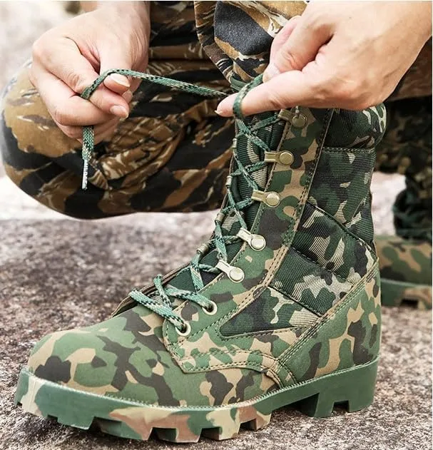 Men's/Women's outdoor hiking boots desert boots jungle off-road training, high top hiking boots