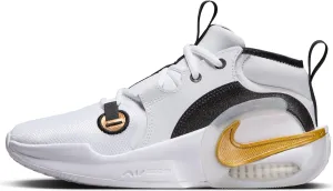 NIKE Air Zoom Crossover 2 Boys FB2689-100 (White/Metallic Gold-BL), Size 4.5