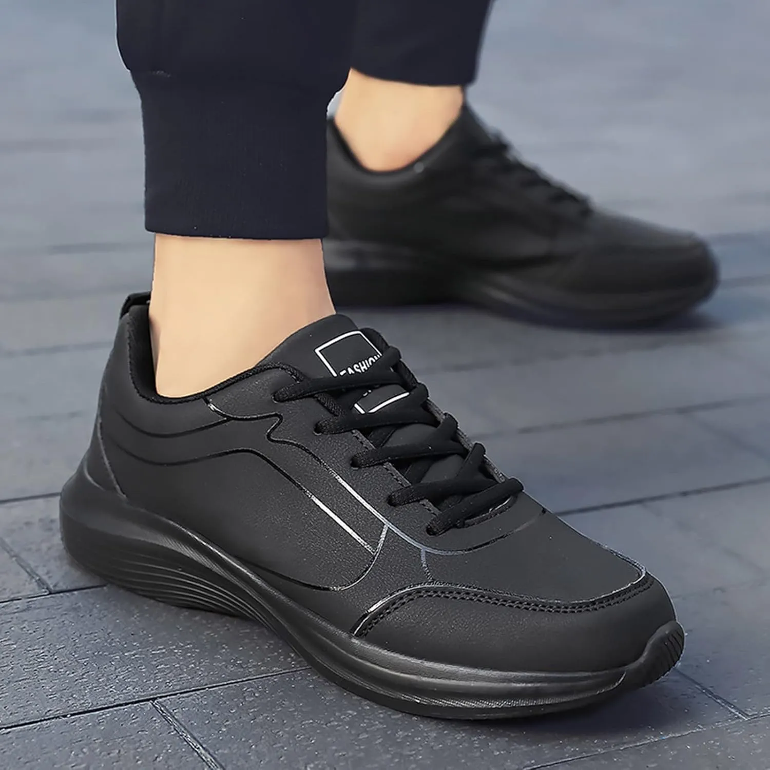 Outdoor Jogging Sneakers for Men Casual Sneaker Mesh Breathable Walking Shoe Lightweight Diabetic Shoes for Men