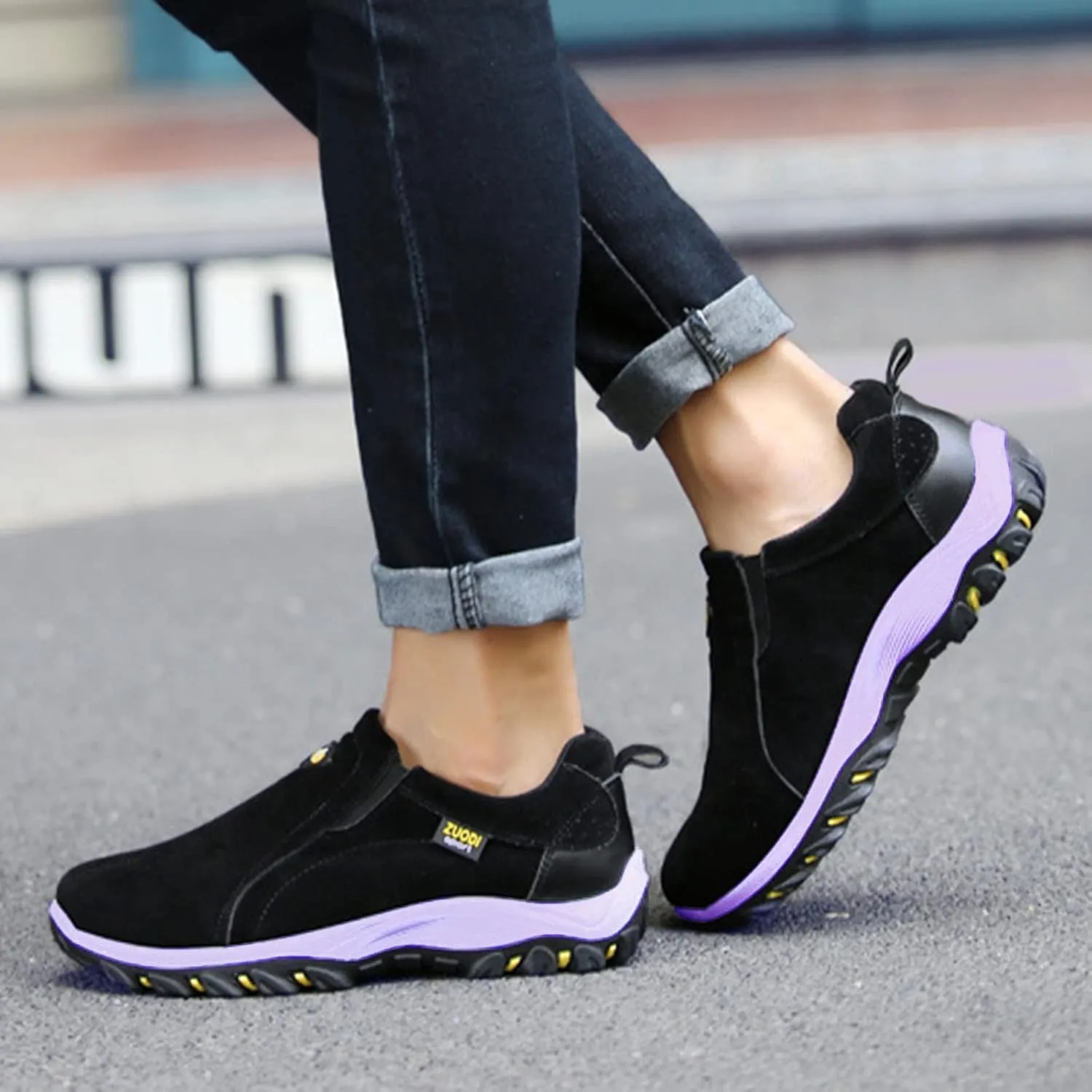 Plantar Fasciitis Shoes Women Slip Ons Wide Zapatillas OrtopéDicas para Mujer para Fiesta Women's Black Tennis Shoes Size 7 Wedge Sneakers for Women Dressy Size 10 Womens Black Sneakers Size 11 Wide