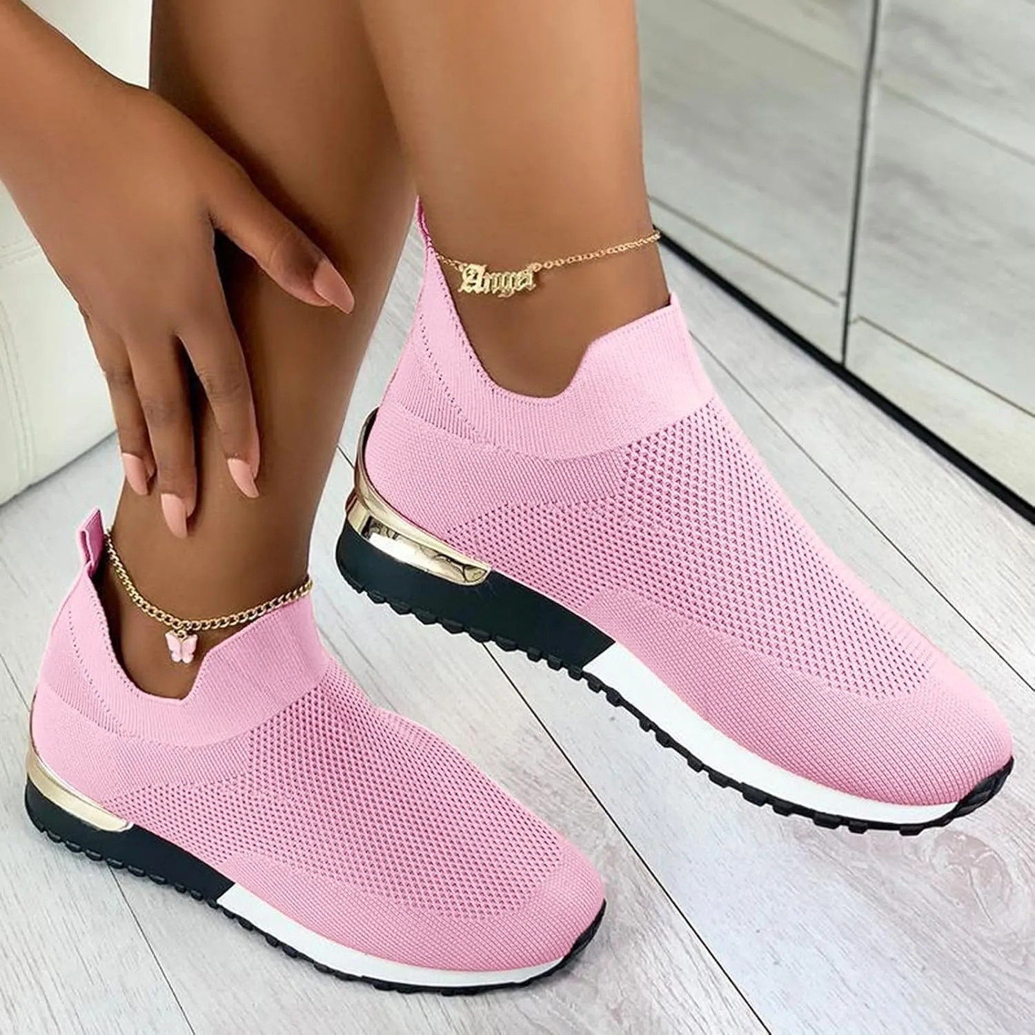 Platform Wedge Sneakers for Women 2023 Walking Shoes Women Wide Width Size 11 Brown Walking Shoes Women Comfort Fall Platform Sneakers for Women 2023 Black Non Slip Womens Shoes Work Wide 8.5