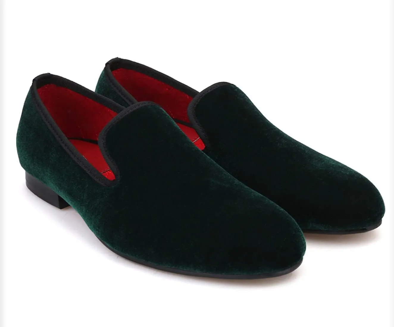 Santimon Mens Loafers Slip On Wedding Dress Velvet Penny Loafers Fashion Tuxedo Casual Business Luxury Suede Shoes Prom Smoking Party Disco Moccasins for Men