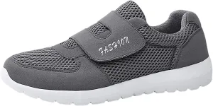 SBGMoSJ Platform Sneakers for Women 6 Wide Senior Womens Slip On Light Weight Walking Shoes Black Shoes Women Casual Dressy Womens White Sneakers Casual Slip On Zapatillas Ortopedicas para Mujer
