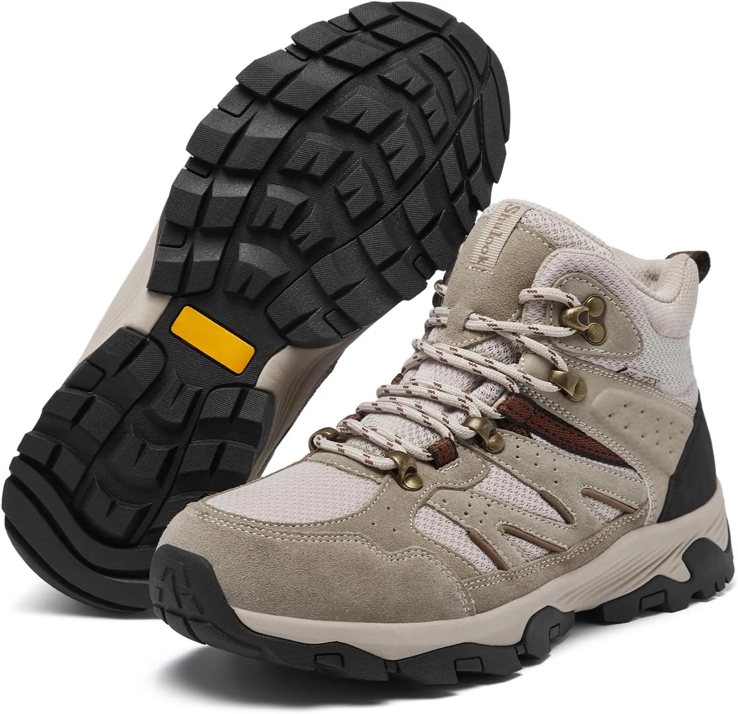 SHULOOK Women's Waterproof Hiking Boots Outdoor Trekking Camping Trail Hiking Boots