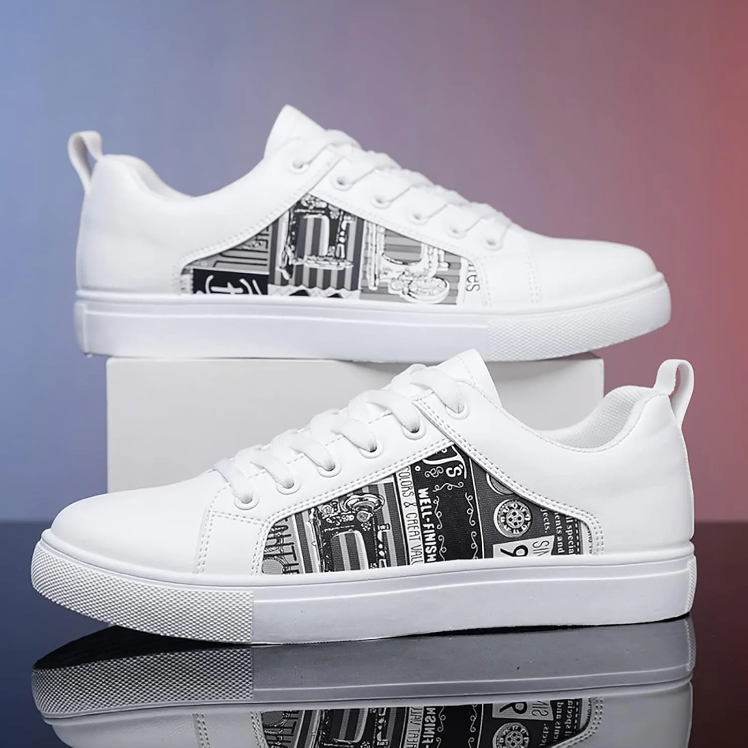Slip On Casual Shoes Women's Sneakers in White in Wide Width Work Shoes Women Slip on Non Slip Low Top Casual Loafers for Women Dressy Womens White Sneakers