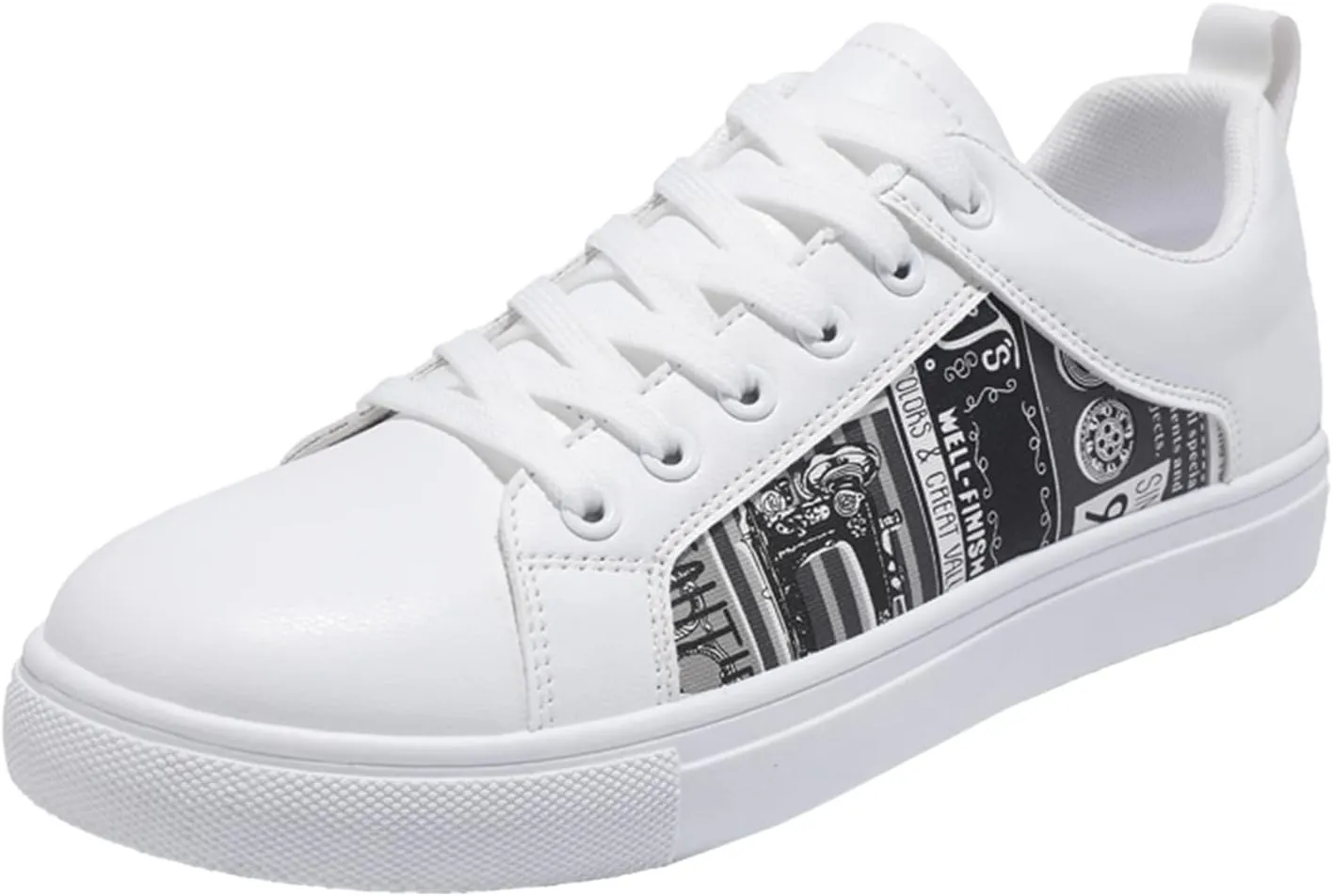 Slip On Casual Shoes Women's Sneakers in White in Wide Width Work Shoes Women Slip on Non Slip Low Top Casual Loafers for Women Dressy Womens White Sneakers