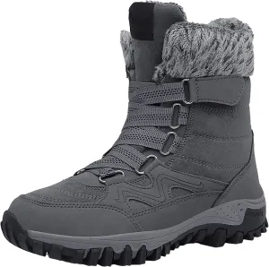 Snow Boots Hiking Men High Top Snow Boots Fashion Casual Women Snow Boots Winter Walking Shoes for Men