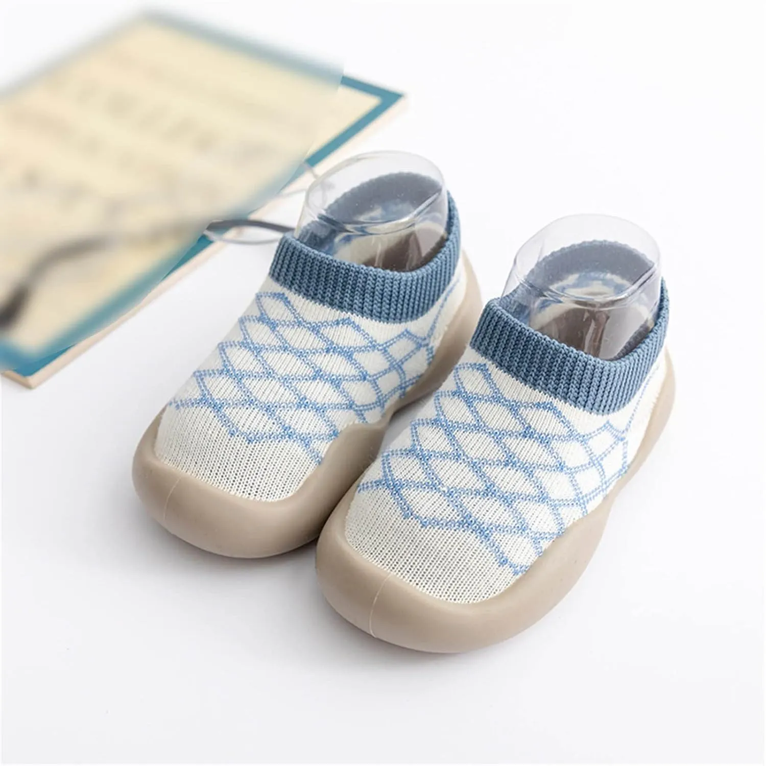 Sock Shoes Toddler,0-3 Years Newborn Boys Girls Cartoon Fleece Warm The Floor Socks Non Slip Prewalker Shoes