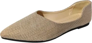 Temperament Ballet Flats for Women Elegant Pointed Toe Work Shoes Casual Single Shoes Fashion Low Top Shoes