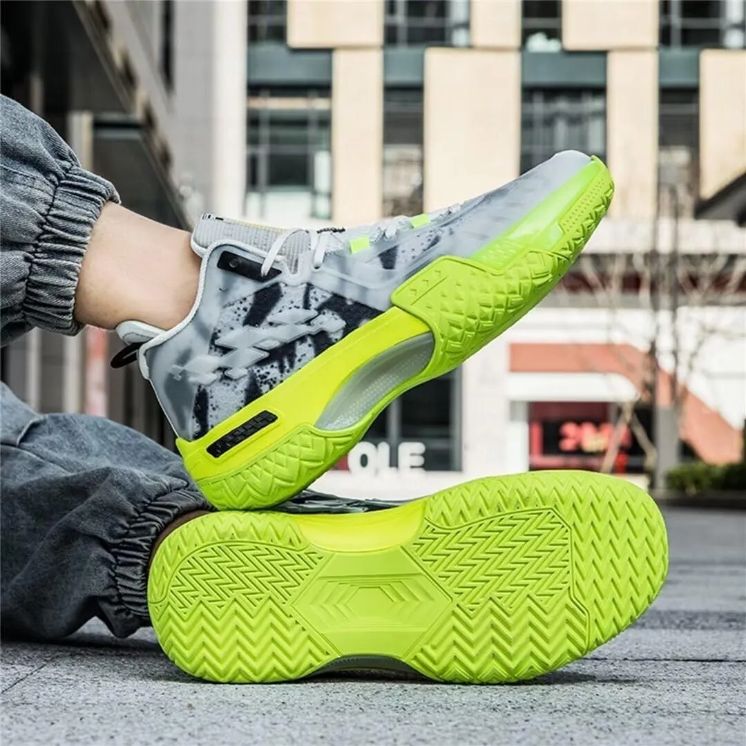 Unisex Basketball Shoes Breathable Lightweight Non Slip Rubber Sole Fashionable Sports Boots