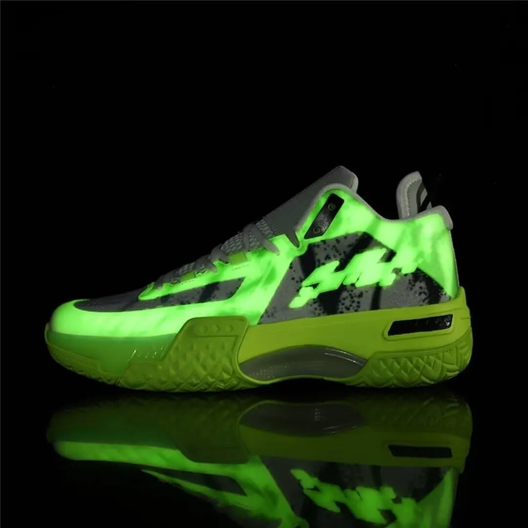 Unisex Basketball Shoes Breathable Lightweight Non Slip Rubber Sole Fashionable Sports Boots
