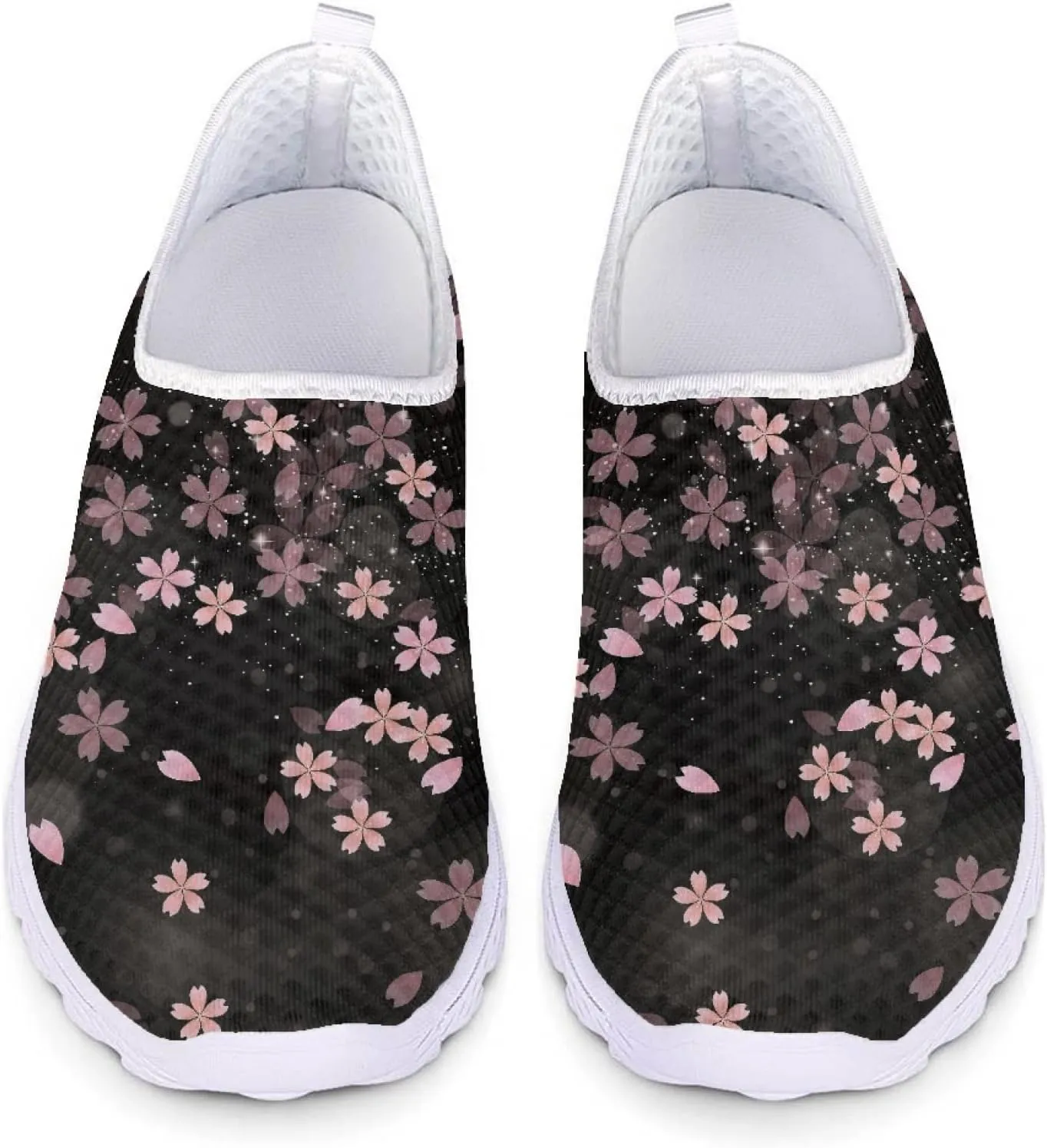 Veniyate Women's Walking Water Shoes Mesh Slip On Air Mesh Loafer Breathable Lightweight Running Sneakers