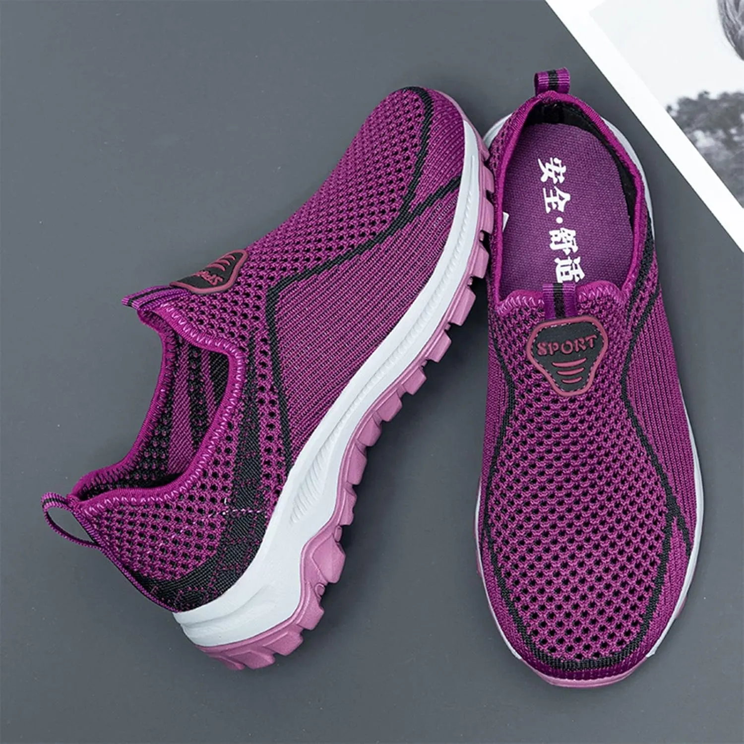 Walking Driving Shoes Loafers for Women Ladies Breathable Casual Lightweight Sports Women Shoes Espadrilles Workout Gym Outdoor Shoes
