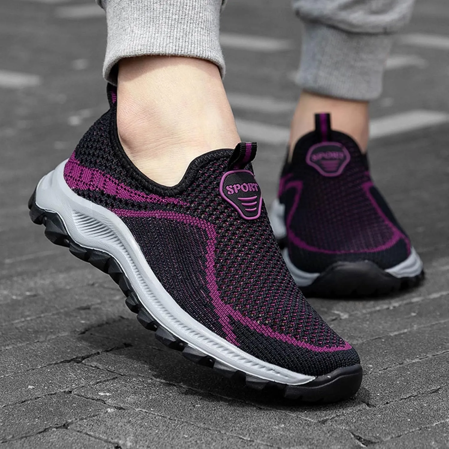 Walking Driving Shoes Loafers for Women Ladies Breathable Casual Lightweight Sports Women Shoes Espadrilles Workout Gym Outdoor Shoes