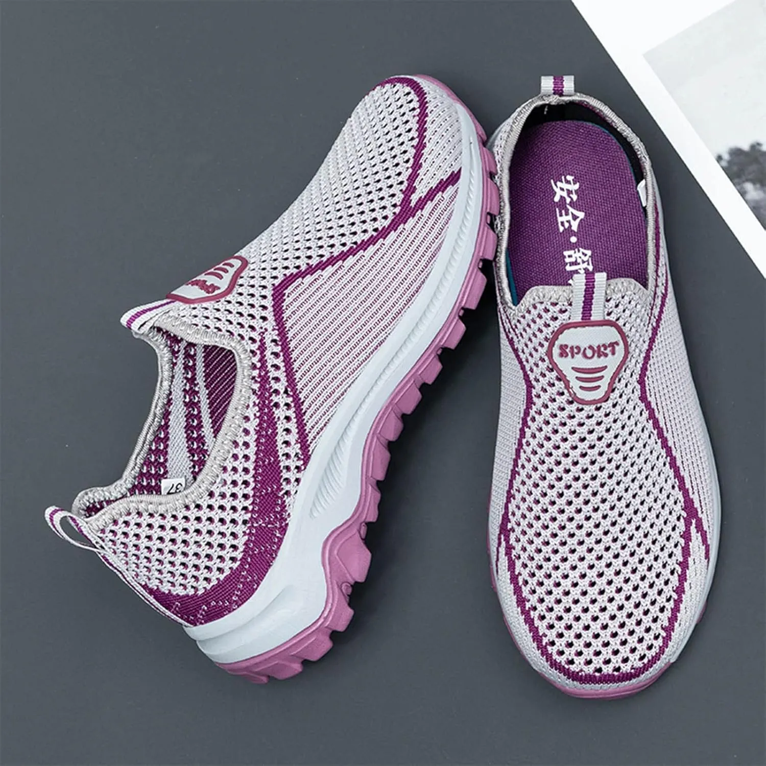Walking Driving Shoes Loafers for Women Ladies Breathable Casual Lightweight Sports Women Shoes Espadrilles Workout Gym Outdoor Shoes