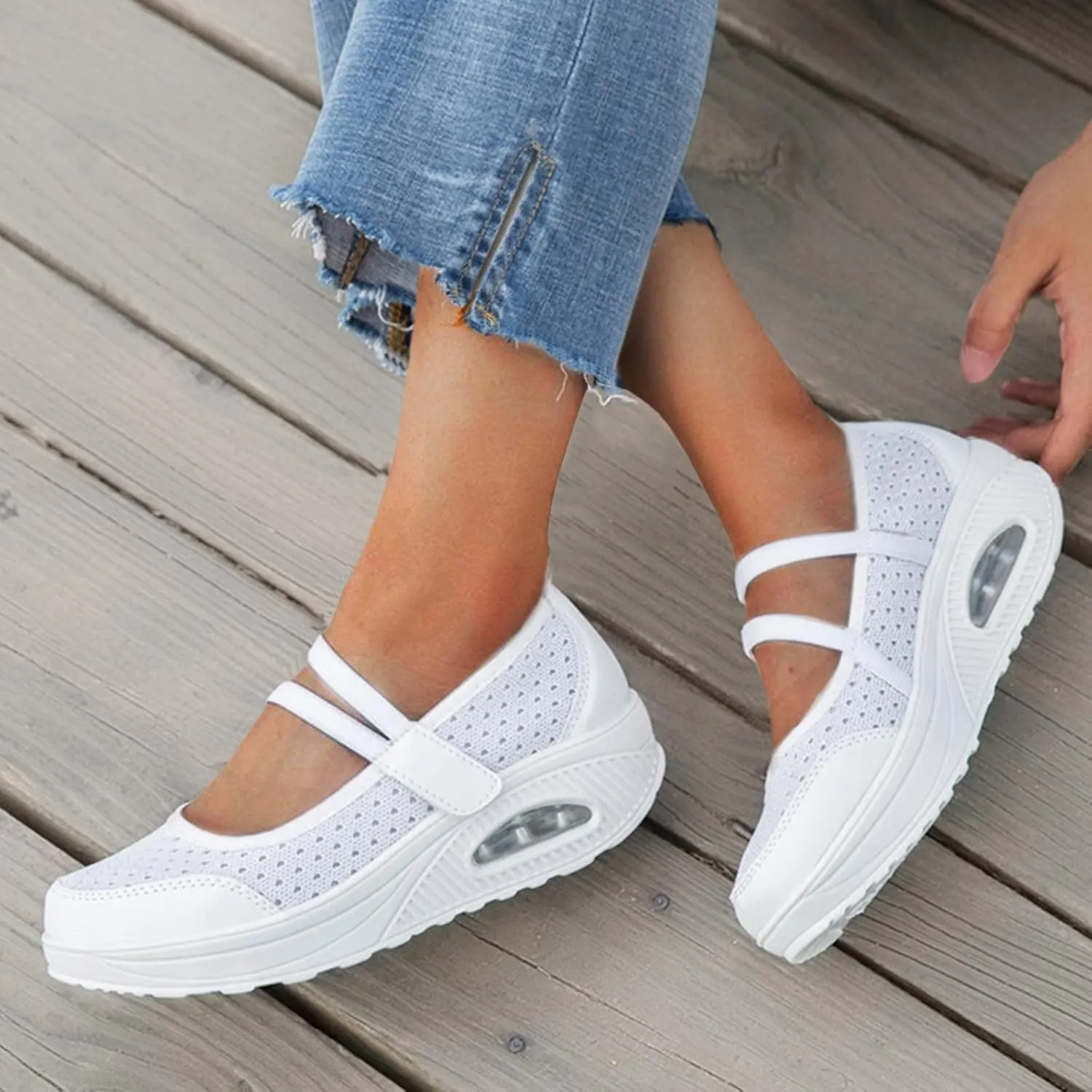 Walking Shoes for Women Fashion Orthopedic Shoes Comfort Air Cushion Sole Sneakers for Women Arch Support Shoes