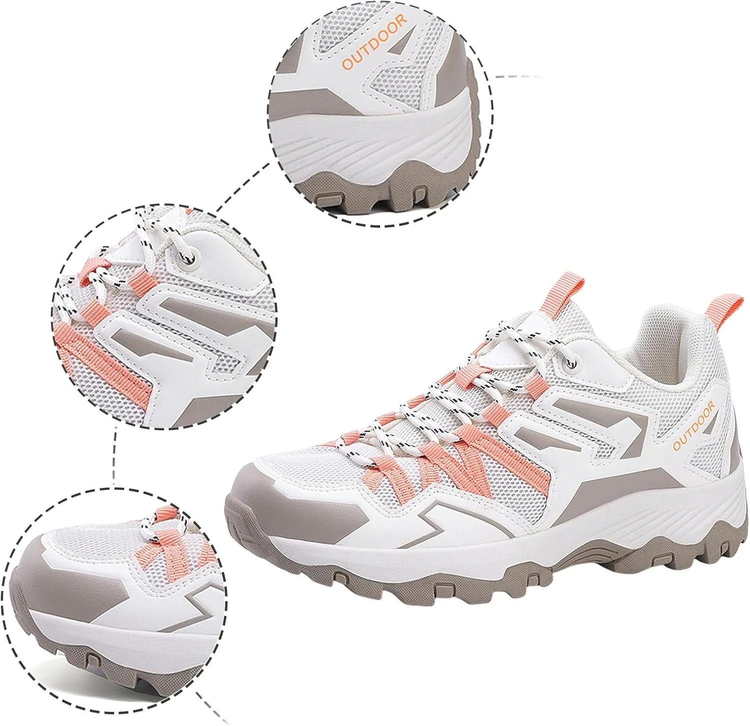 Walking Shoes Tennis Comfortable Men Sports Shoes Fashionable Couple Mesh Breathable Thick Sole Comfortable Outdoor