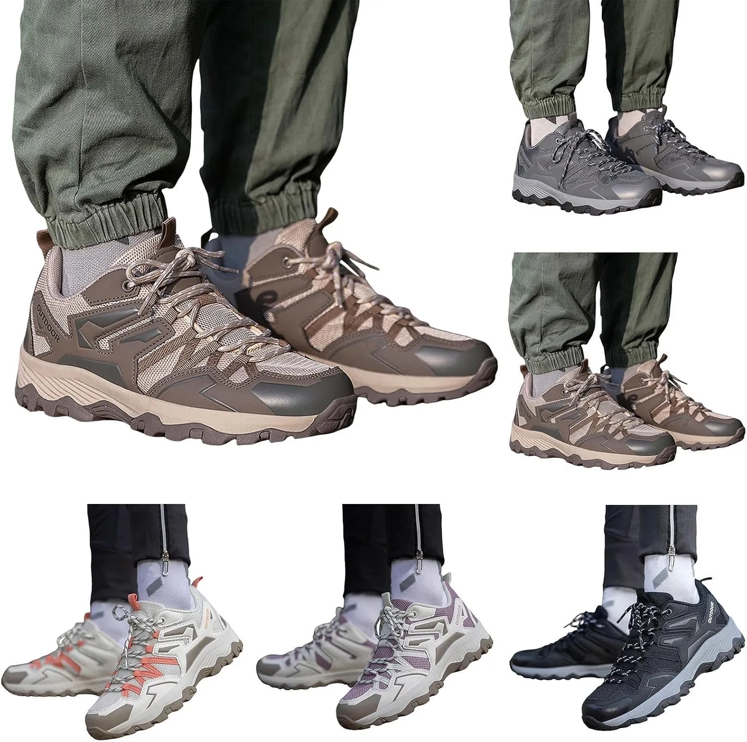 Walking Shoes Tennis Comfortable Men Sports Shoes Fashionable Couple Mesh Breathable Thick Sole Comfortable Outdoor