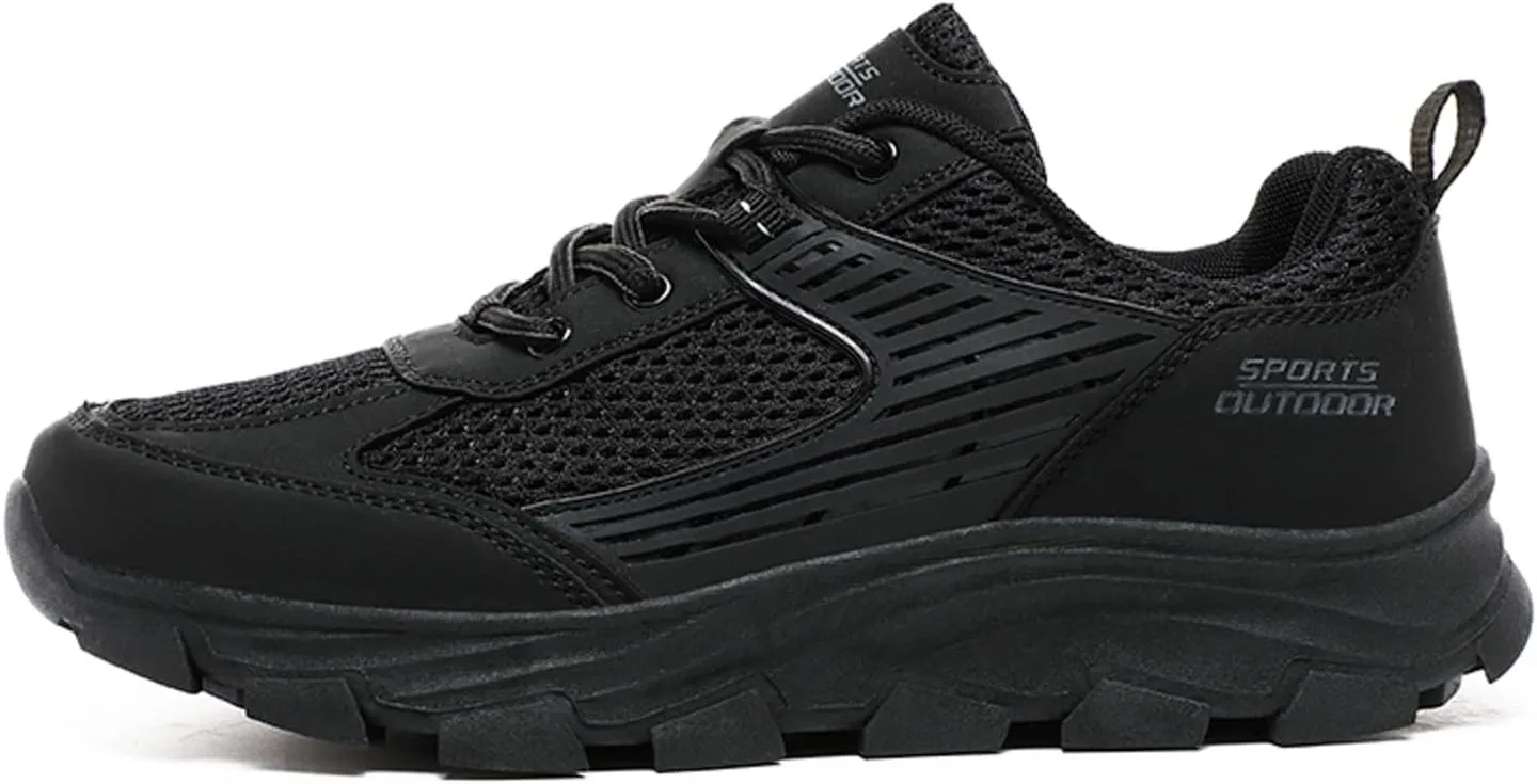 Walking Shoes Tennis Comfortable Men Sports Shoes Simple Solid Color Fashion Summer New Pattern Mesh Breathable