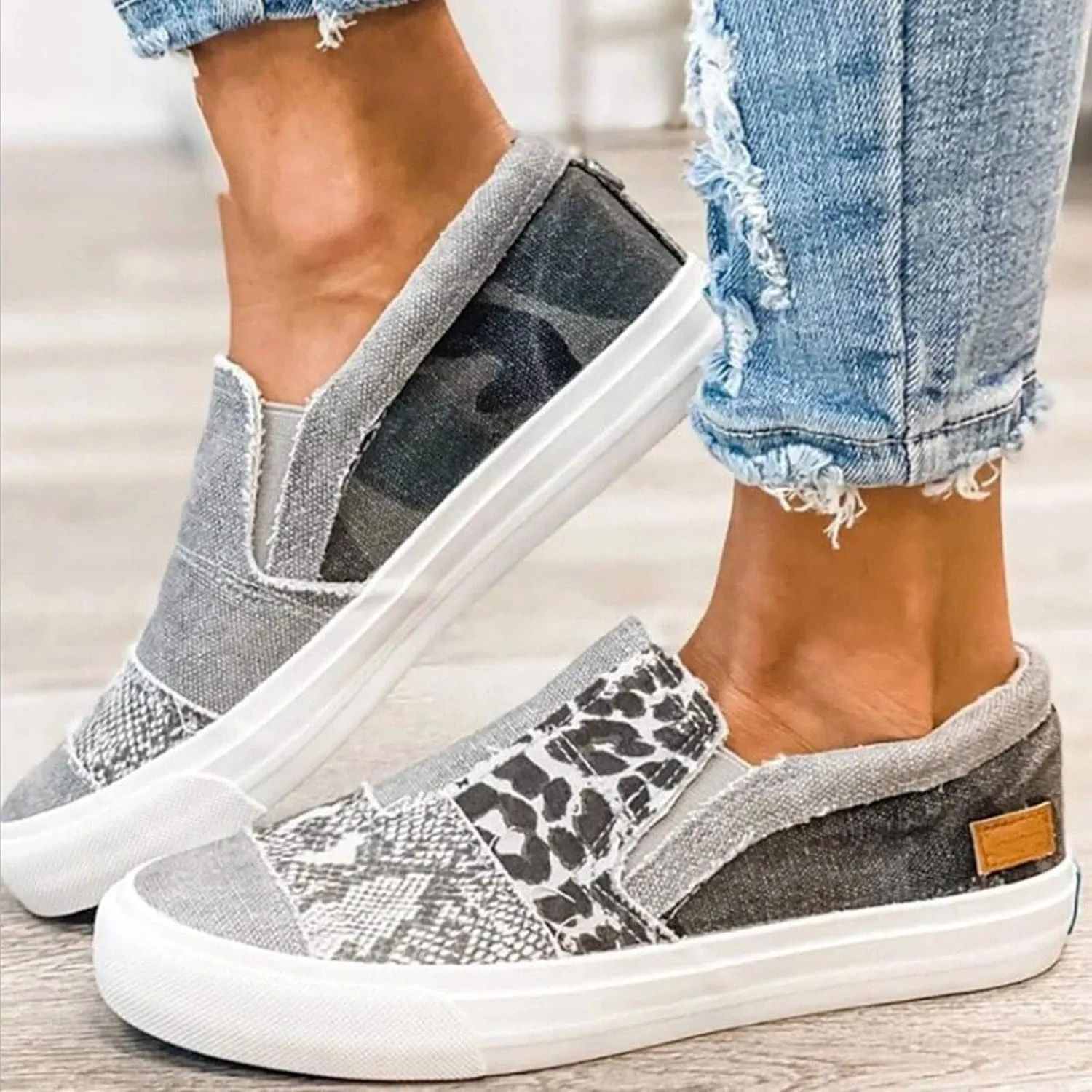 Walking Shoes Women Wide Toe Box Women's Athletic Shoes White Womens Walking Shoes Arch Support Non Slip Plantar Fasciitis Shoes Women Women's Slip On Shoes Size 7