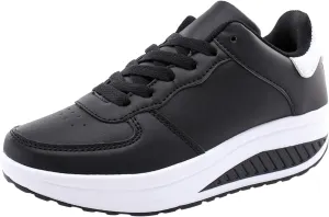 White Wide Width Casual Sneakers Women Cute Black Shoes for Women Womens Casual Shoes Slip On Loafers Silver Wedge Sneakers for Women Dressy Zapatos De Mujer CóModos Bajos para Fiesta Cerrados