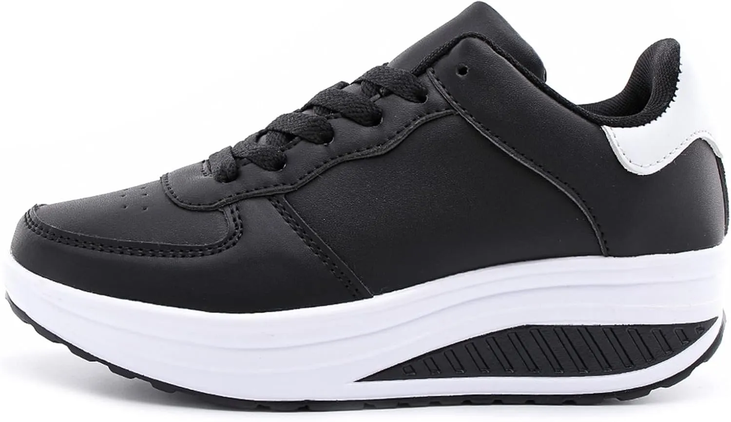 White Wide Width Casual Sneakers Women Cute Black Shoes for Women Womens Casual Shoes Slip On Loafers Silver Wedge Sneakers for Women Dressy Zapatos De Mujer CóModos Bajos para Fiesta Cerrados