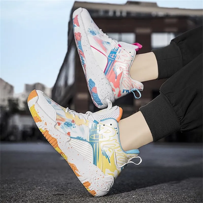 Womens Basketball Shoes for Men High Top Breathable Non Slip Unisex-Adult Outdoor Sneakers Youth Fashion Running Shoes