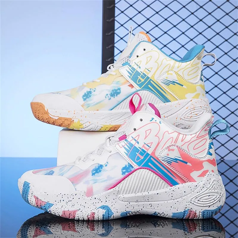 Womens Basketball Shoes for Men High Top Breathable Non Slip Unisex-Adult Outdoor Sneakers Youth Fashion Running Shoes