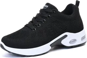 Women's Casual Sneakers – Lightweight, Breathable Non-Slip Walking Shoes for Work, Nursing, Running, and Everyday Use