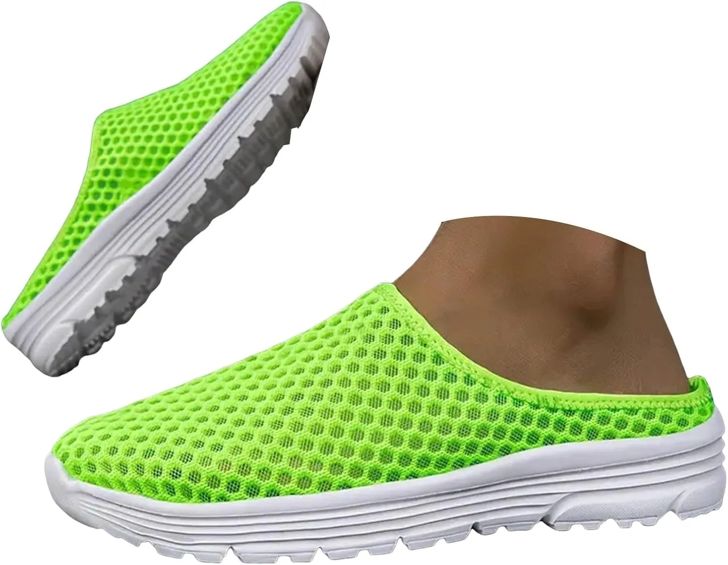 Women's Comfortable Casual Sneakers – Lightweight & Breathable Mesh Slip-On Walking Shoes, Easy to Wear, Soft Sole, Perfect for Work, Travel & Everyday Use ﻿
