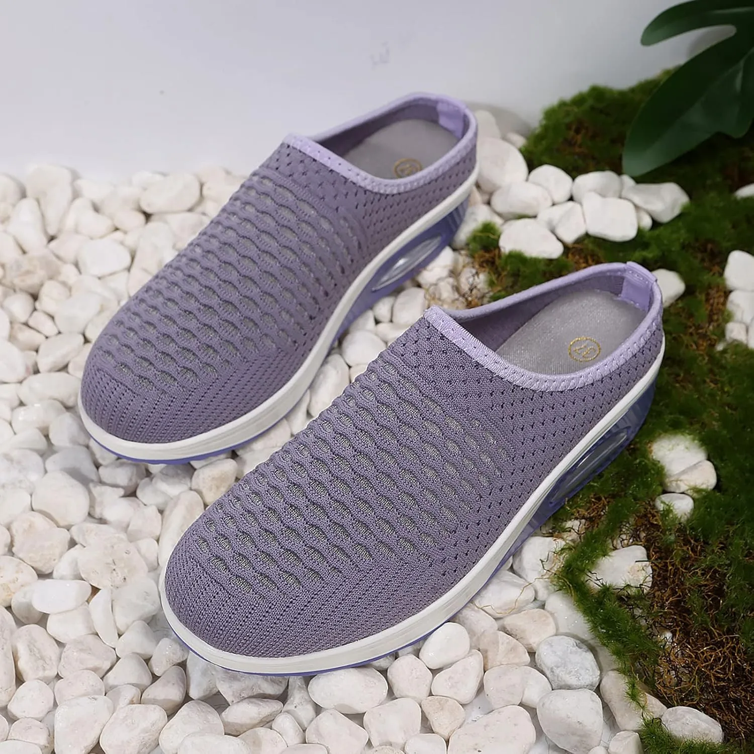 Women's Comfortable Casual Sneakers – Lightweight & Breathable Mesh Slip-On Walking Shoes, Easy to Wear, Soft Sole, Perfect for Work, Travel & Everyday Use