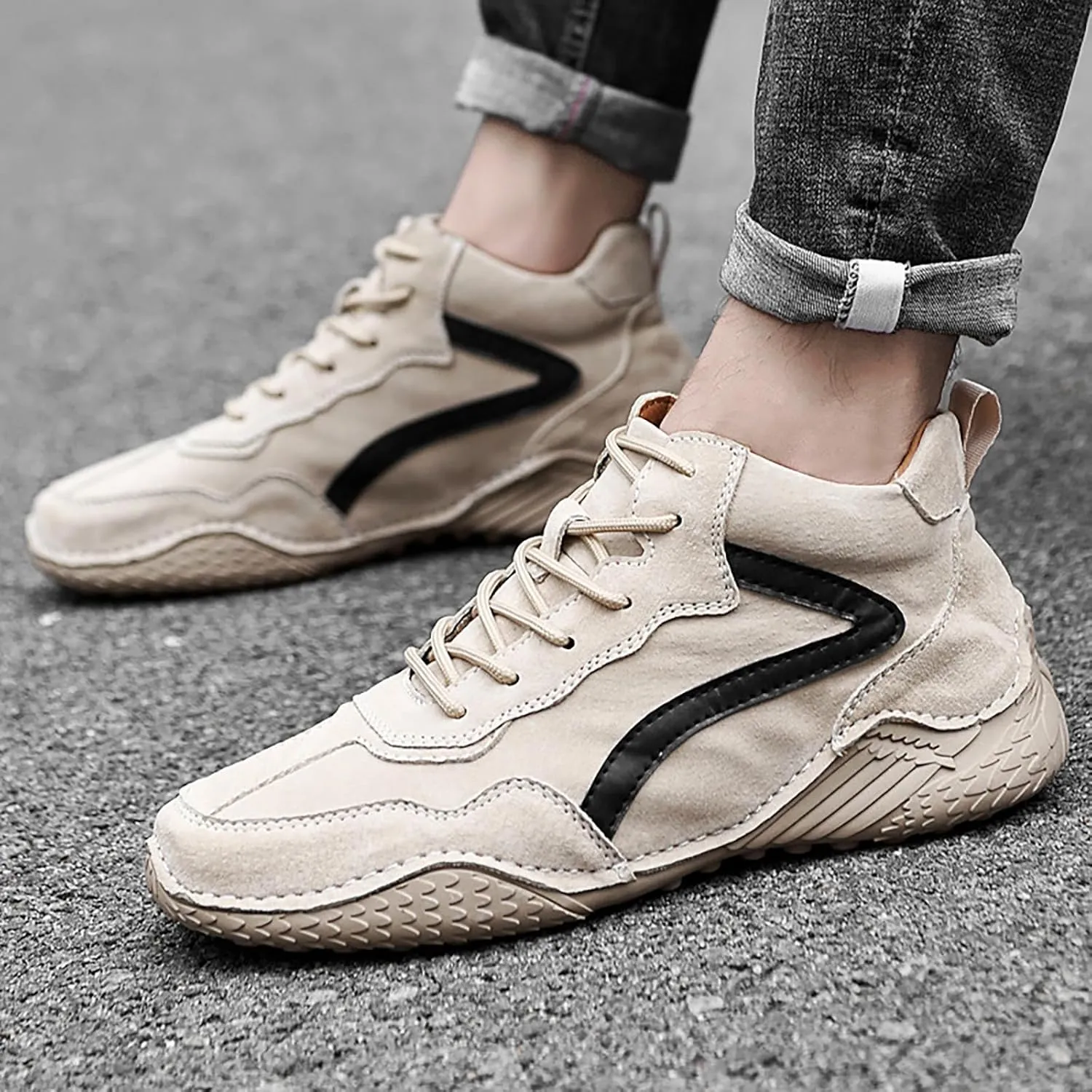 Womens Fashion Sneakers Platform Mens Casual Dress Shoes Women's Slip on Shoes Slip on Non Slip Low Top Casual Loafers for Men Fashion Sneakers for Women 2024