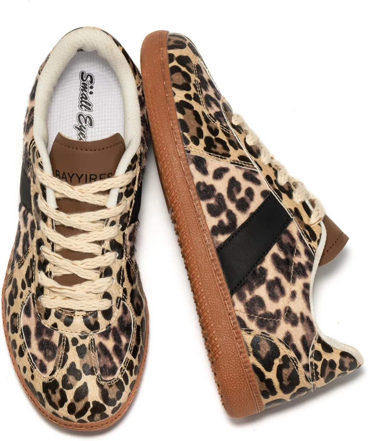 Women’s Glitter Sparkly Fashion Sneakers – Classic Retro Lace-Up Trainers with Non-Slip Gum Sole and Cushioned Insole for Casual Walking Street Style
