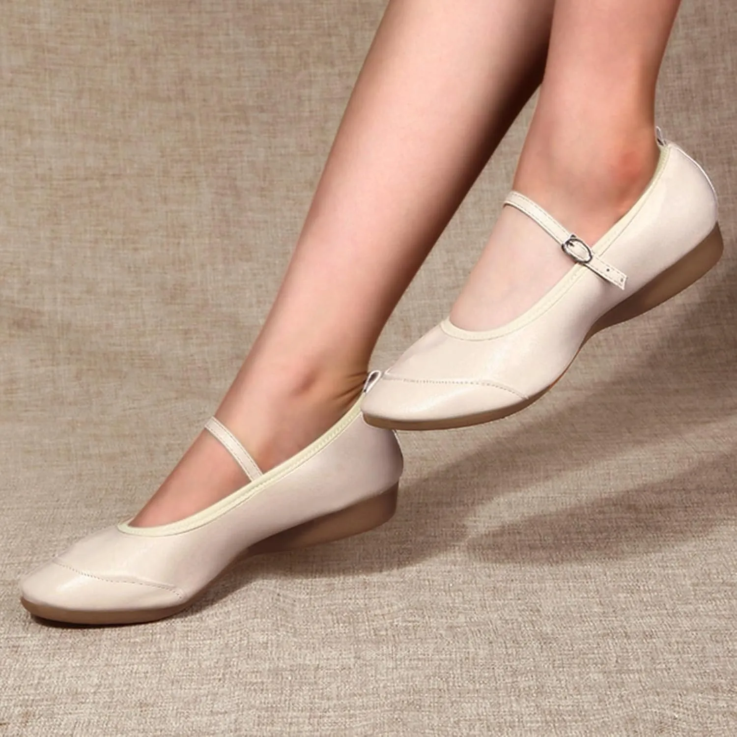 Women's Mary Jane Flats Slip On Dress Shoes Comfortable Ballet Flats Casual Business Shoes Work Office Shoes