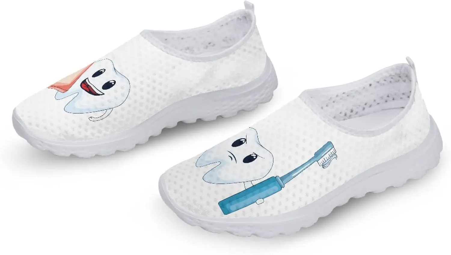 Women's Running Shoes Breathable Athletic Tennis Shoes Casual Lightweight Ladies Running Sneakers Slip On Flats Loafer