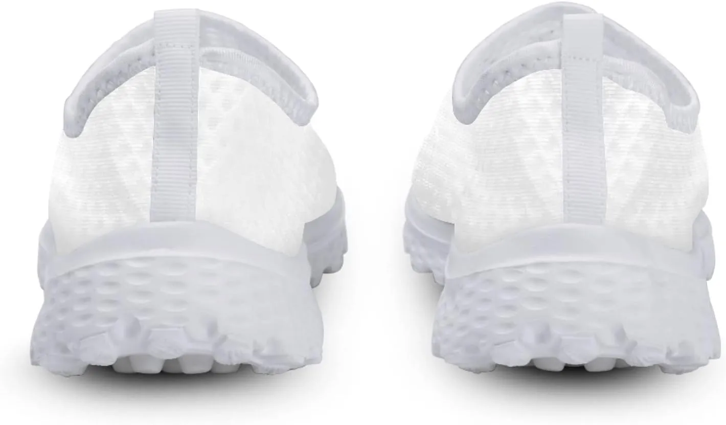 Women's Running Shoes Breathable Athletic Tennis Shoes Casual Lightweight Ladies Running Sneakers Slip On Flats Loafer